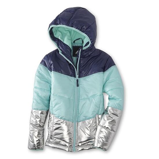 Athletech Infant & Toddler Girls' Winter Puffer Coat - Colorblock