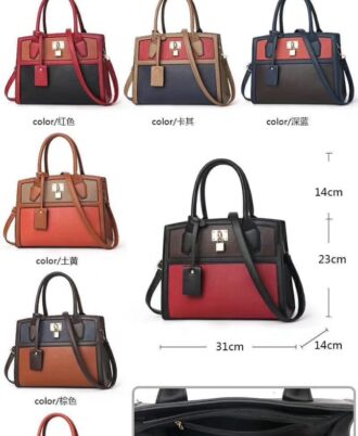 fashion leather shoulder hand bags women handbags ladies MOST DEMANDING ARTICLE Elegant Unique Style And Design Ladies Purse With Attachable Mobile Purse - Soft Textured Leather Purse